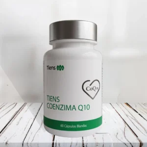 TIENS Coenzima Q10 – Energía Celular, Salud Cardiovascular y Antioxidante (60 Cápsulas Blandas)